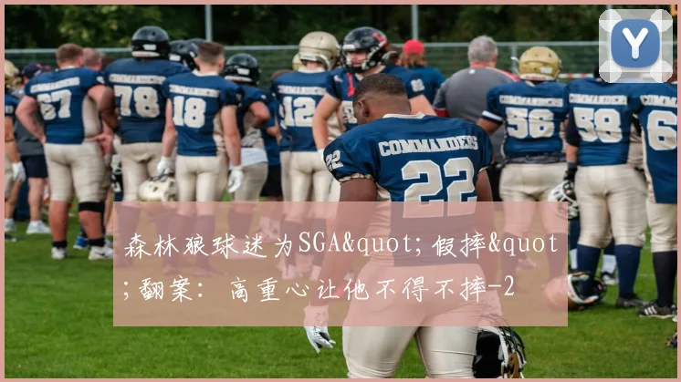 森林狼球迷为SGA"假摔"翻案：高重心让他不得不摔