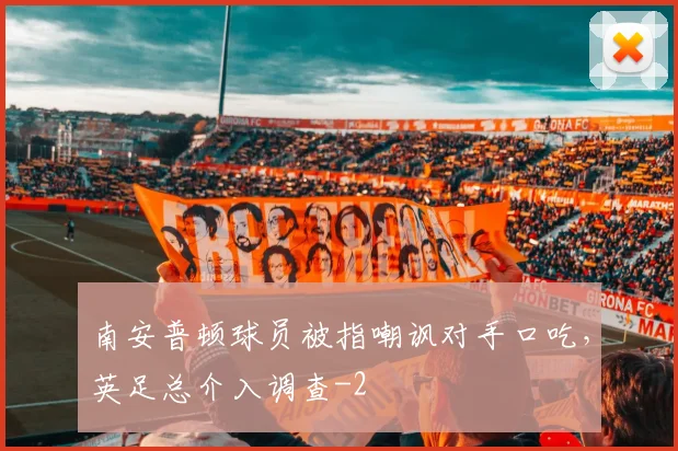 南安普顿球员被指嘲讽对手口吃,英足总介入调查